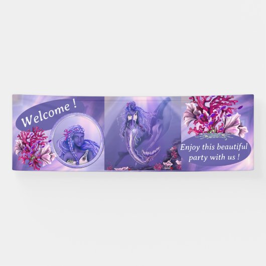 紫の海 横断幕 (横)