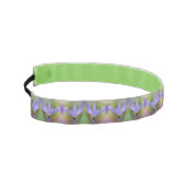 紫の淡い色のユリの花をクローズアップ アスレチックヘッドバンド (左)