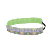 紫の淡い色のユリの花をクローズアップ アスレチックヘッドバンド (右)