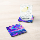 紫の渦巻き コースター (右側)