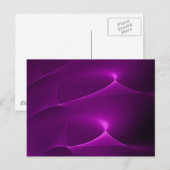 紫の渦巻き ポストカード (正面/裏面)