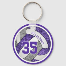 紫の灰色の女カスタムの子バレーボールのチームギフト