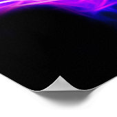 紫の炎のバラと神の手 ポスター (角)