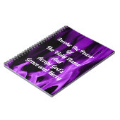 紫の炎を呼び起こす ノートブック (左側)