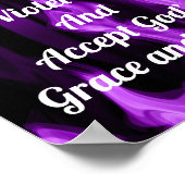 紫の炎を呼び起こす ポスター (角)