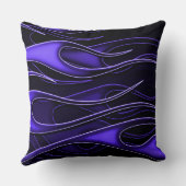 紫の炎 クッション (裏面)