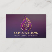 紫の炎 – 紫の炎の名刺 名刺 (正面)