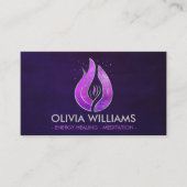 紫の炎 – 紫の炎の名刺 名刺 (正面)