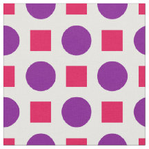 紫の点と明るい赤紫色の正方形