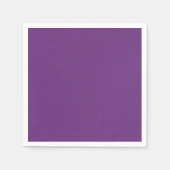紫の無地の色 スタンダードカクテルナプキン (正面)
