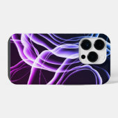 紫の煙 iPhoneケース (裏面横)