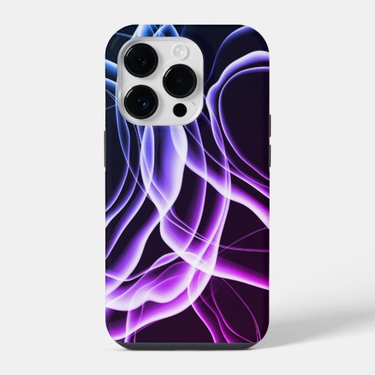紫の煙 iPhoneケース (裏面)