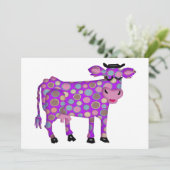 紫の牛 招待状 (スタンド正面)