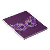 紫の王室の仮装マスク ノートパッド (アングル)