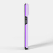紫の王室風のエレガンス iPhoneケース (右側面)