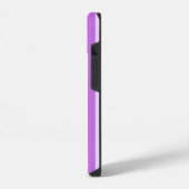 紫の王室風のエレガンス iPhoneケース (左側面)