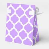 紫の白いトレリスのパタ感謝していンはギフトボックス フェイバーボックス (裏面サイド)