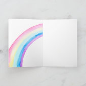 紫の白い一角獣 カード (内部)