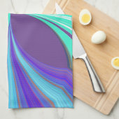 紫の目.png キッチンタオル (四つ折り)