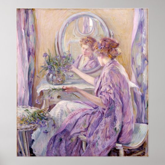 紫の着物 ポスター (正面)