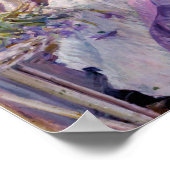 紫の着物 ポスター (角)