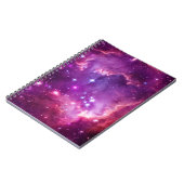 紫の着色された小さなマゼラン雲 ノートブック (左側)