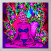 紫の瞑想 ポスター (正面)