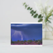 紫の砂漠嵐 ポストカード (スタンド正面)