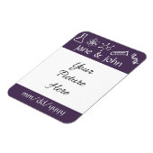 紫の磁石救の引力 マグネット (左側)