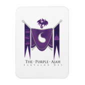 紫の磁石 マグネット (縦)