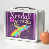 紫の私は体操の弁当箱が大好き メタルランチボックス (インサイチュ)