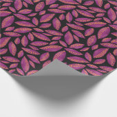 紫の秋の紅葉 ラッピングペーパー (角)