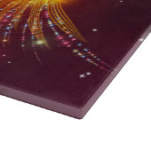 紫の空に現れるフェニックス カッティングボード (角)