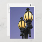 紫の空に ポストカード (正面/裏面)