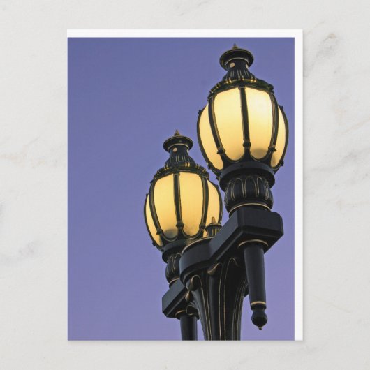 紫の空に ポストカード (正面)