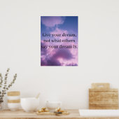 紫の空のクーlds v2 ポスター (キッチン)