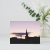 紫の空のポストカード ポストカード (スタンド正面)