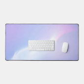 紫の空の光のストリーク デスクマット (キーボード&マウス)