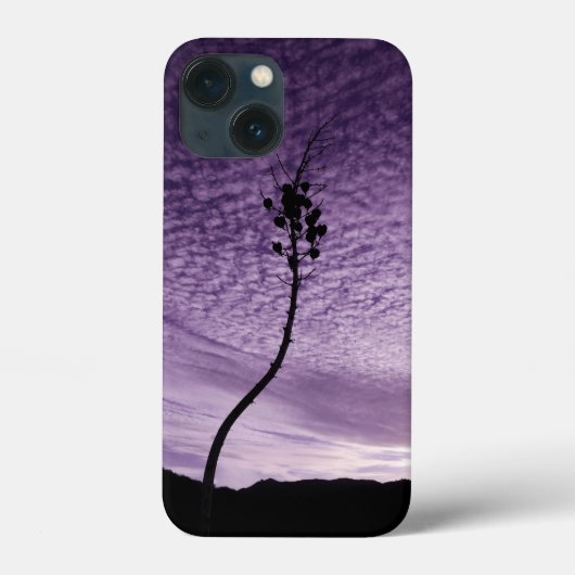 紫の空の風景 Case-Mate iPhoneケース (裏面)