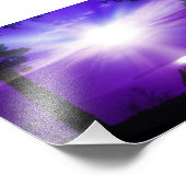 紫の空 フォトプリント            (角)