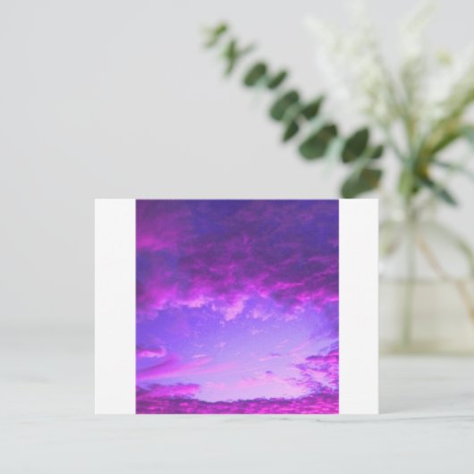 紫の空 ポストカード (スタンド正面)