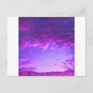 紫の空 ポストカード