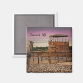 紫の空 マグネット (正面/裏面)