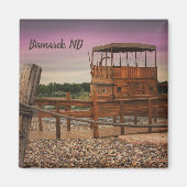 紫の空 マグネット (正面)