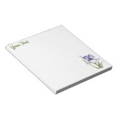 紫の紅花 ノートパッド (アングル)