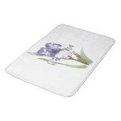 紫の紅花 バスマット (アングル)