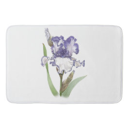 紫の紅花 バスマット
