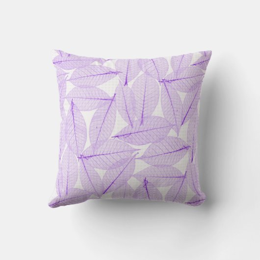 紫の紅葉 クッション (裏面)