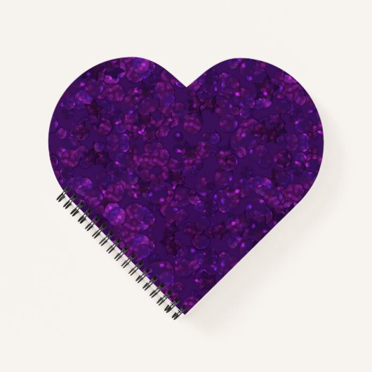 紫の紙吹雪 ノートブック (正面)