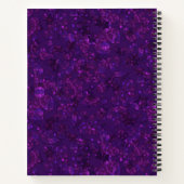 紫の紙吹雪 ノートブック (裏面)